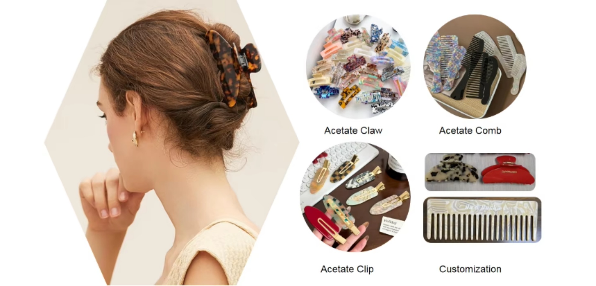 Acetate Hair Accessories