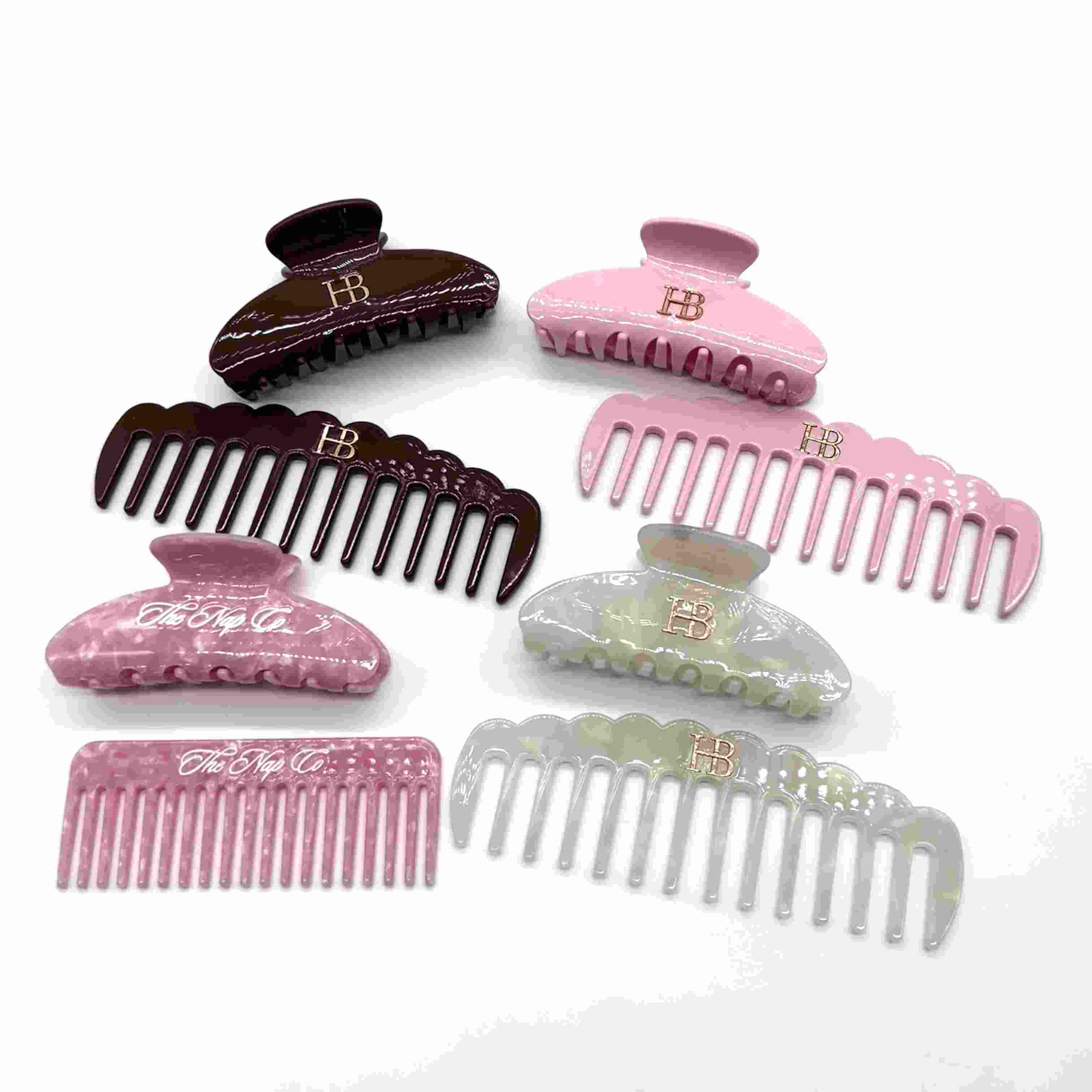 How Can the Fashion Women Personalized Hair Accessories Custom Logo Acetate Hair Claw Clip & Comb Set for Salon and Hair Care Elevate Brand Margins in Premium Beauty Retailing?