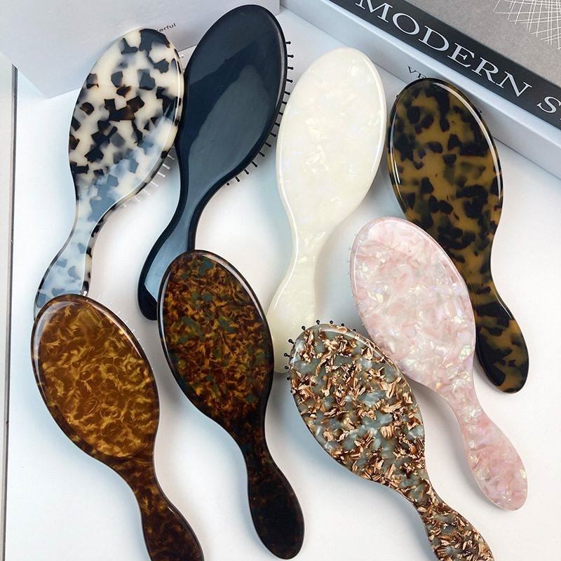 Custom Acetate Comb Hair Brush Airbag Barber Comb With Handle Custom Acetate Comb Hair Brush Airbag Barber Comb With Handle